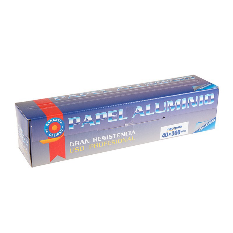 BOBINA ALUMINIO 40X300 MTS. 13" DISPENSADOR