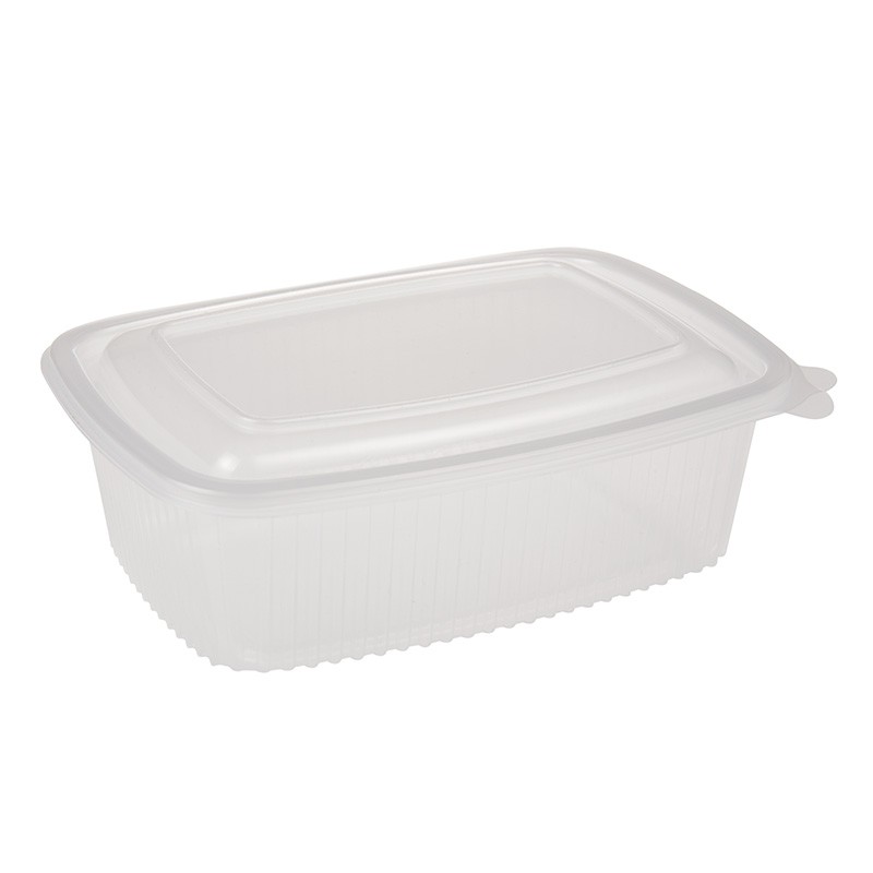 ENVASE DE PLÁSTICO PP CON TAPA BISAGRA 1000cc 