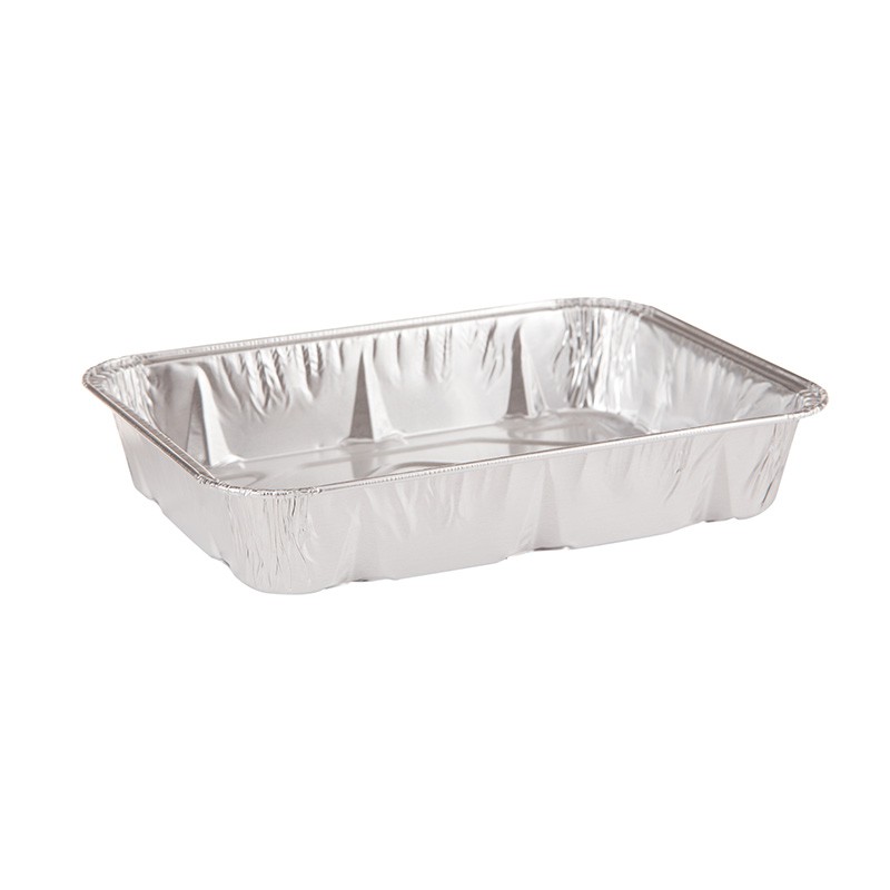 BANDEJA ALUMINIO RECT. SIN TAPA 187x137x33 6 PIEZAS